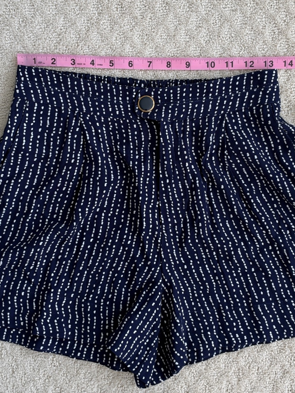 Anthropologie Ett:Twa Clearwater Printed High-Rise Shorts XS Resortwear Casual - Picture 12 of 14